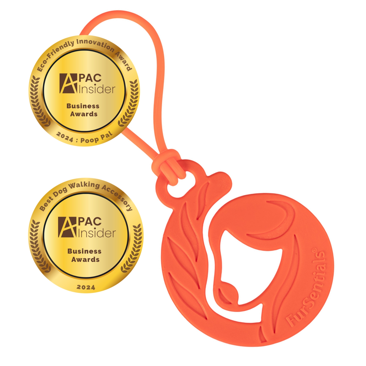 FurSentials Dog Poop Pal - Waste Carrier for Leash, Single Unit