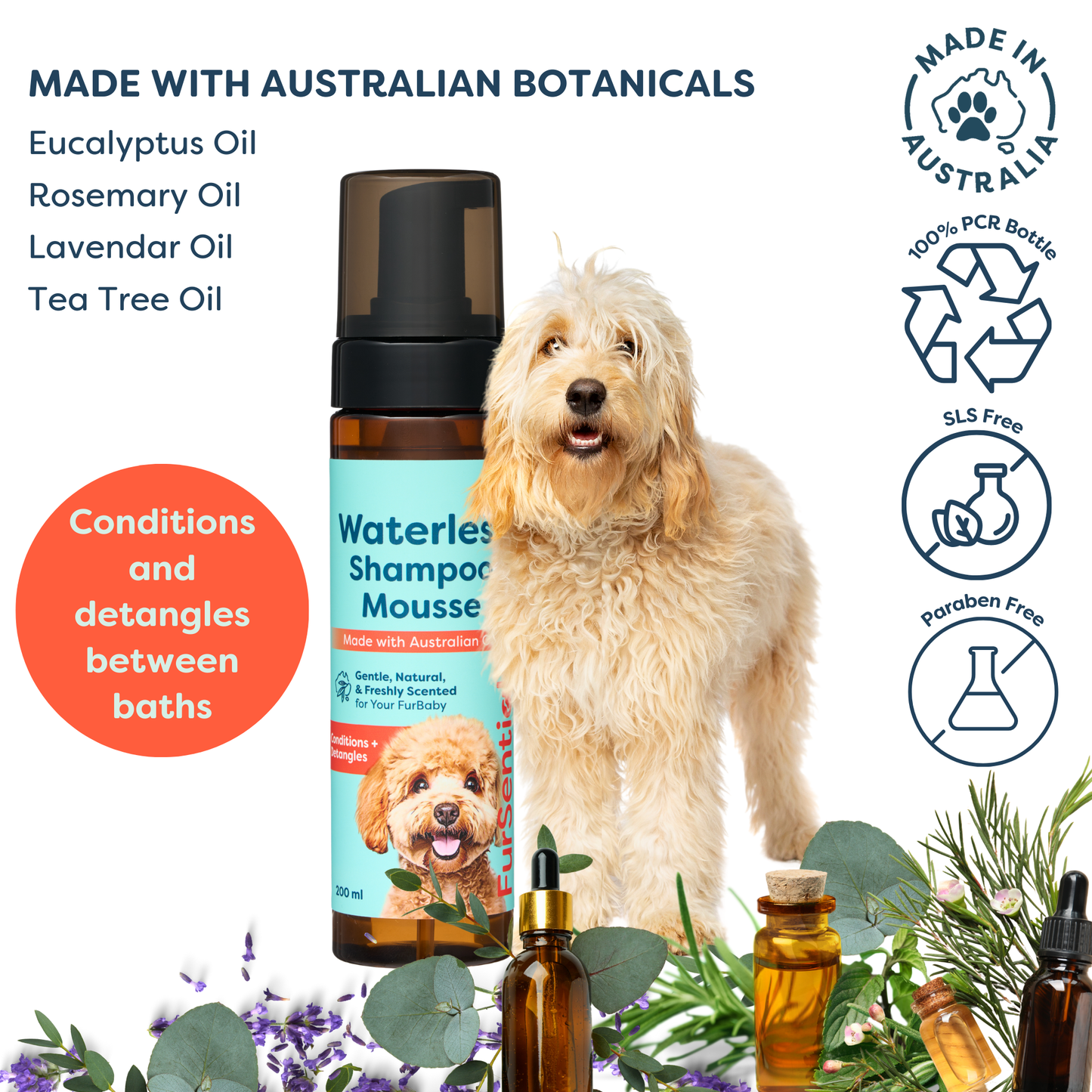 Waterless Shampoo Mousse