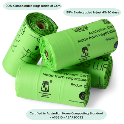 FurSentials Compostable Dog Poop Bags 60 bags