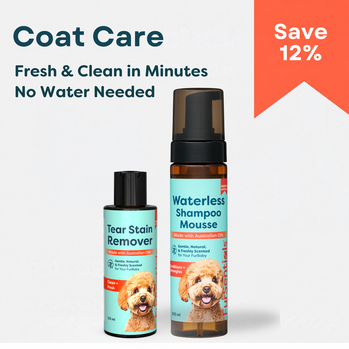FurSentials Dog Coat Care Set Bundle