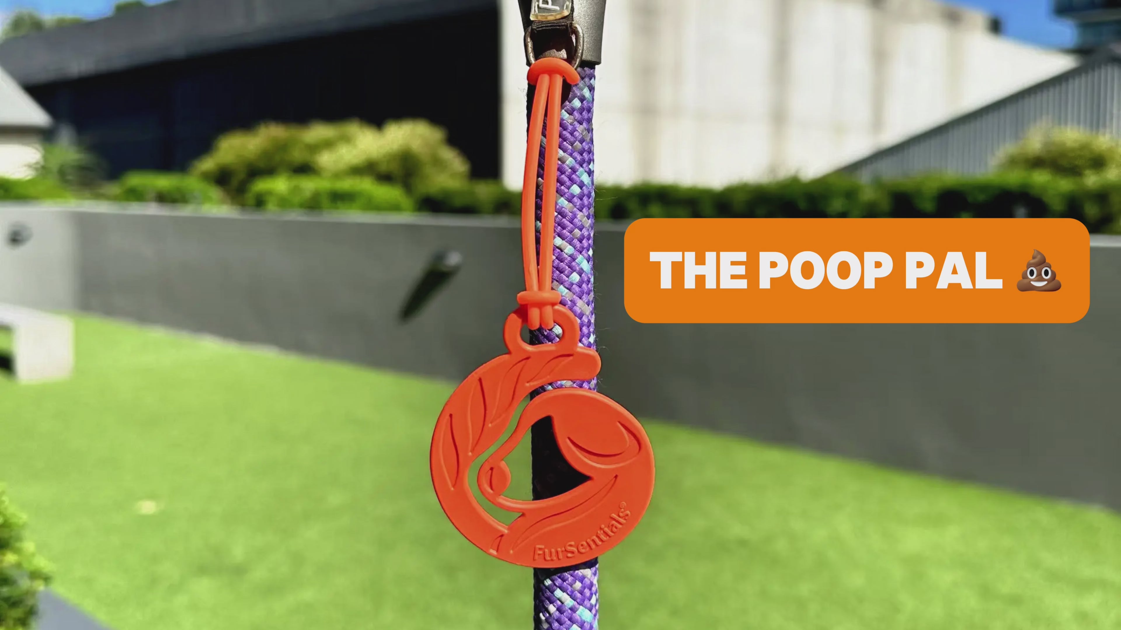 Load video: Dog Poop Bag Holder for the Leash